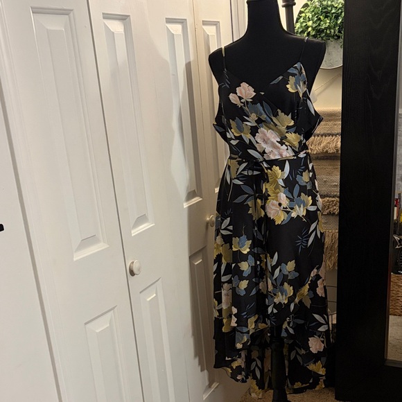 Baltic Born Dresses & Skirts - Baltic Born Midnight Floral Wrap Dress